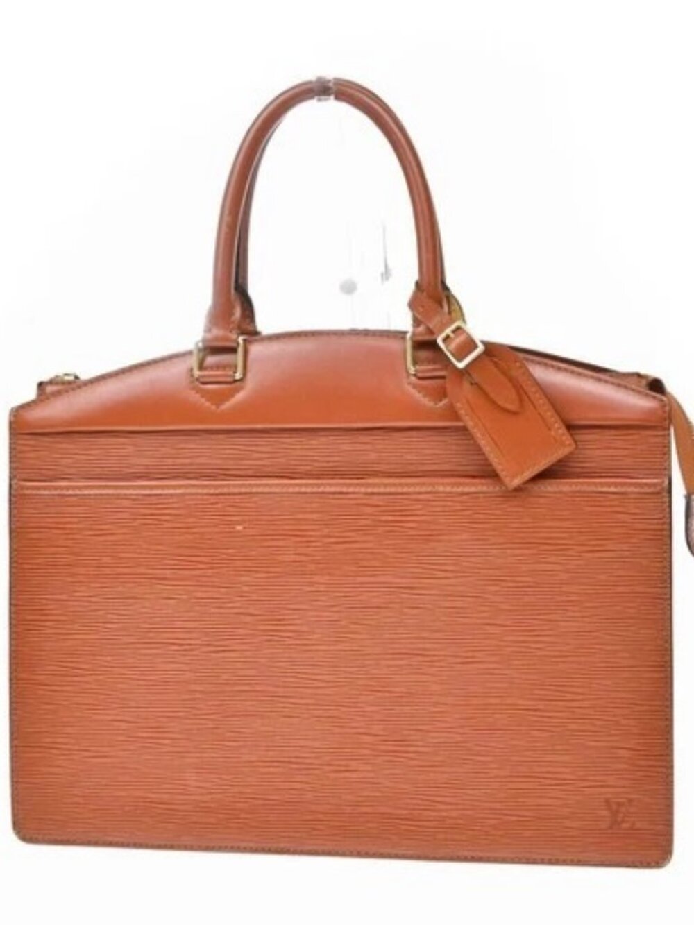 LOUIS VUITTON LV Logo Riviera Hand Bag Epi Leather Brown France M48183 88KD430